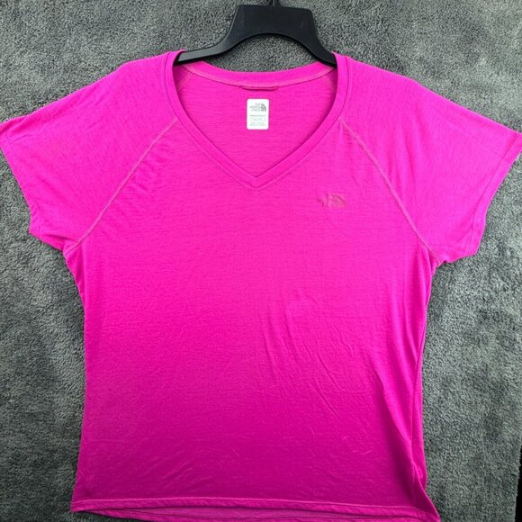 The North Face Tops - The North Face Women’s T-shirt 2XL Vaporwick Pink Short Sleeve Outdoor Hiking